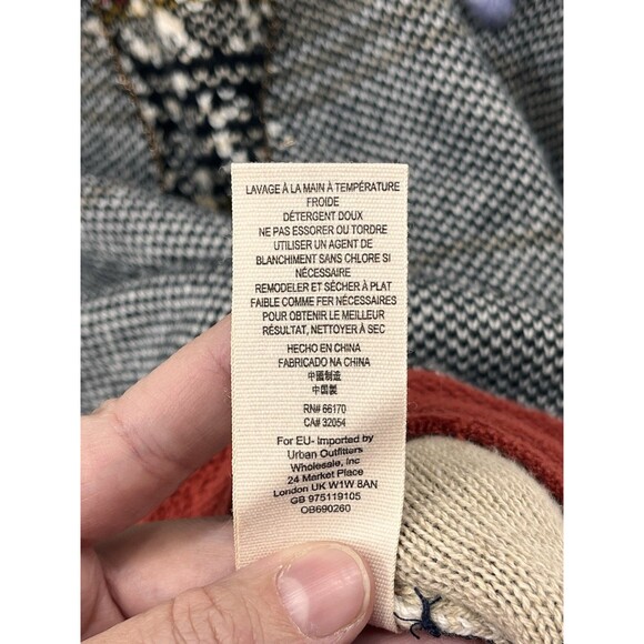 Free People Desert Rose Sweater Women’s Small Longhorn Embroidered Boho Western - Picture 7 of 9